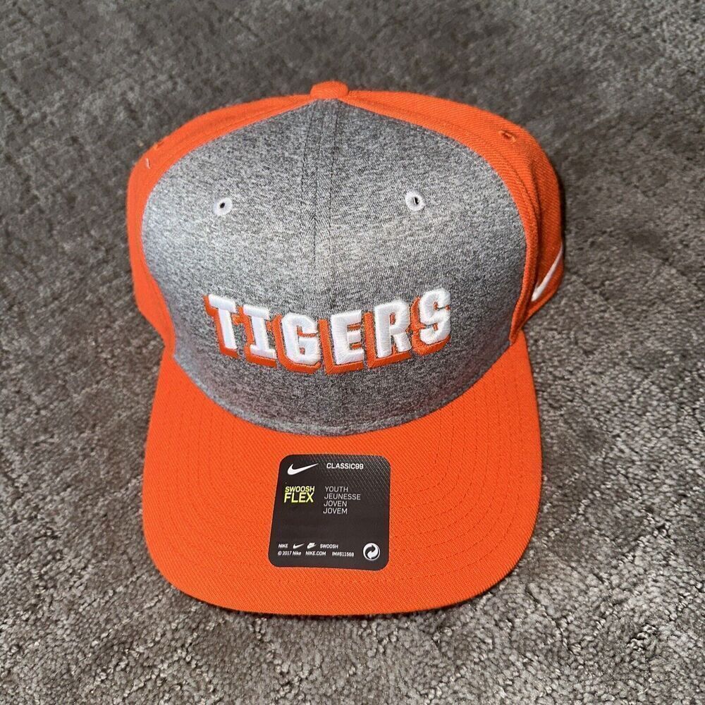NWT Youth Nike Baseball Hat - Clemson Tigers -- Fitted One Size